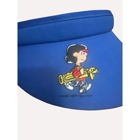 Blue Peanuts Lucy Baseball Visor By Town Talk MFG Adj Fit Terry Cloth‎ Lining main image 8